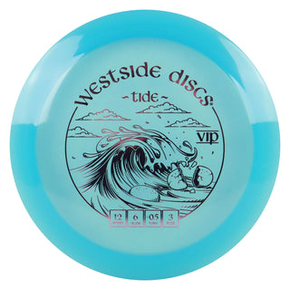 Westside Disc Golf VIP Tide Distance Driver 12/6/-0.5/3 Blue/Lavender 175 grams