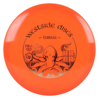Westside Disc Golf VIP Tursas Midrange 5/5/-2/1 Orange/Gold 177 grams
