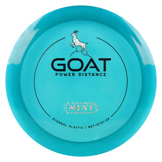 Mint Disc Golf Eternal Goat Distance Driver 12/4/-1/3 Turquoise/Holo Shapes 172 grams