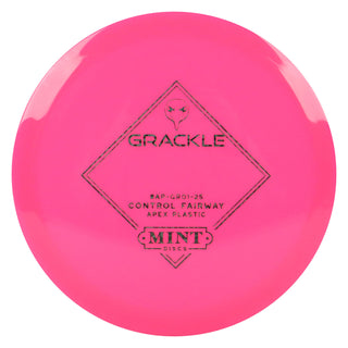 Mint Disc Golf Apex Grackle Fairway Driver 7/5/-1/2 Pink/Black Prisms 174 grams