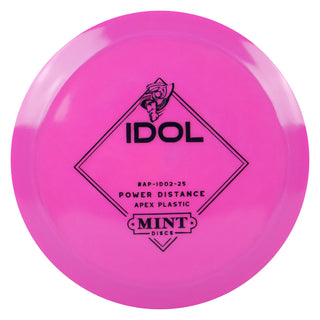 Mint Disc Golf Apex Mega Soft Idol Distance Driver 13/5/-1/2.5 Purple/Black 164 grams