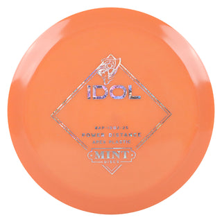 Mint Disc Golf Apex Mega Soft Idol Distance Driver 13/5/-1/2.5 Orange/Money Holo 164 grams