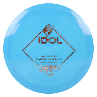 Mint Disc Golf Apex Idol Distance Driver 13/5/-1/2.5 Blue/Orange Rose 159 grams