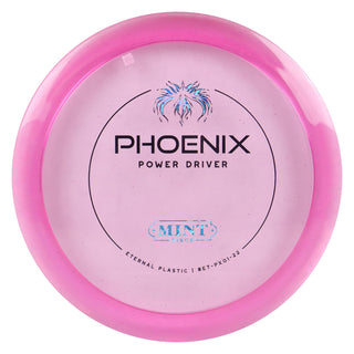 Mint Disc Golf Eternal Phoenix Fairway Driver 9/3/0/4 Pink/Blue Shatter 172 grams