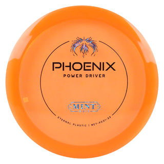 Mint Disc Golf Eternal Phoenix Fairway Driver 9/3/0/4 Orange/Blue Shatter 171 grams