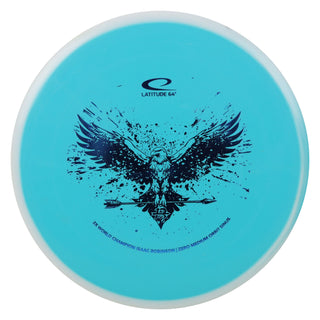 Latitude 64 Disc Golf Zero Medium Orbit Sinus - Isaac Robinson Team Series 2025 Blue White/Blue 172 grams