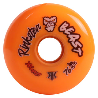 Rink Rat Roller Hockey Wheels Rinkster Beast 76mm XX Grip Orange (Single)