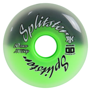Rink Rat Roller Hockey Wheels Rinkster Splitster 80mm XXX Grip Black/Green (Single)