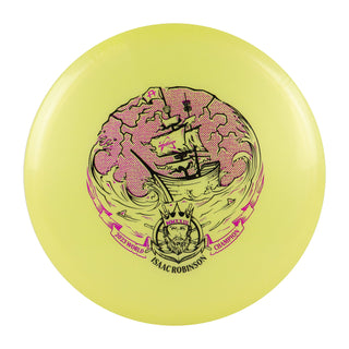 Prodigy Disc Golf 500 Isaac Robinson Archive Smugglers Pursuit Worlds Midrange 5/5/0/2 Yellow/Purple 177 grams