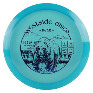 Westside Disc Golf VIP Bear Fairway Driver 8/6/-0.5/2.5 Blue/Blue 174 grams
