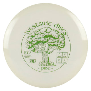 Westside Discs Disc Golf VIP Pine Midrange 5/4/0/2 White/Olive 178 grams