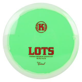 Kastaplast Disc Golf K1 Grind Lots Fairway Driver 9/5/-1/2 Green White/Red 173 grams