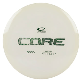 Latitude 64 Disc Golf Opto Core Midrange Disc 6/5/-0.5/1 Pearl/Green 174 grams