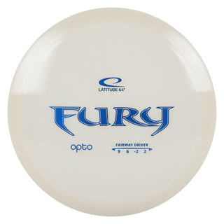 Latitude 64 Disc Golf Opto Fury Fairway Driver 9/6/-2/2 Pearl/Blue 174 grams