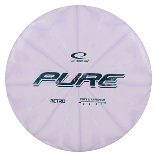 Latitude 64 Disc Golf Retro Burst Pure Putter 3/3/-1/1 Lavender/Teal 174 grams