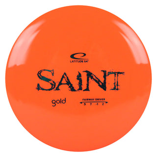 Latitude 64 Disc Golf Gold Saint Fairway Driver 9/7/-1/2 Orange/Turquoise 174 grams