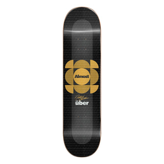 Almost Skateboard Deck Mullen Uber Expanded Gold 8.375" x 32.2"
