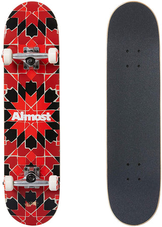 Almost Complete Tile Pattern Red 7.75" x 31.2" Assembled