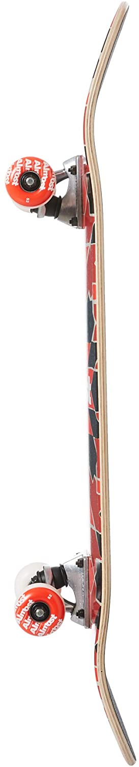 Almost Complete Tile Pattern Red 7.75" x 31.2" Assembled