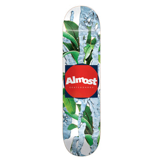 Almost Skateboard Deck Metal White 8.375" x 32.1"