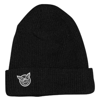 Pig Skateboard Pig Wharf Beanie Black