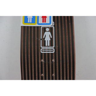 Blem Girl Skateboard Deck Malto Pop Secret Red 8.0" x 31.875" Cosmetic