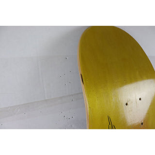 Blem Krooked Skateboard Deck Tom Knox Burn Burd Yellow/Red 8.25" x 32" Cosmetic (gripped)