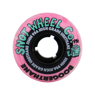 Snot Wheel Co. Skateboard Wheels 51mm Boogerthane Team 99A Pink/Black