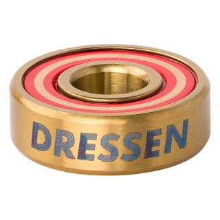 Bronson Speed Co Skateboard Bearings Eric Dressen Pro G3 Gold/Red