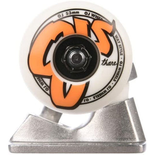 Bullet Trucks OJ III Wheels Bearings Pack Silver 7.63" / 53mm