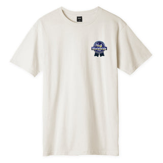 Huf x PBR Shirt Pabst Chrome Ribbon Natural