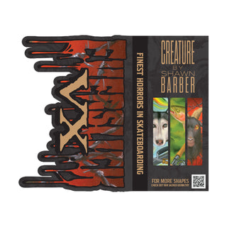 Creature Skateboard Deck Gravette Memento VX Everslick 8.0" x 31.8"