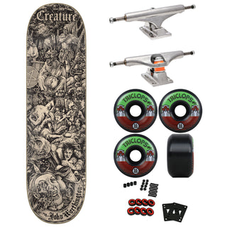 Creature Premium Skateboard with Indy Trucks, Triclops Wheels 8.6" Worthington The Lore VX