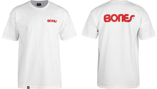 Bones Bearings Shirt Swiss Text White