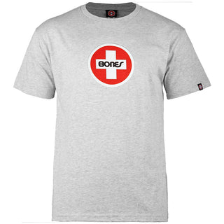 Bones Bearings Shirt Swiss Circle Heather Gray
