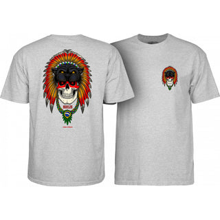 Powell Peralta Shirt Kelvin Hoefler Skull Athletic Heather