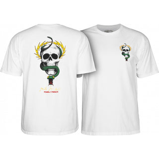 Powell Peralta Shirt McGill Skull & Snake White