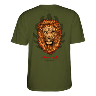 Powell Peralta Shirt Salman Agah Lion Military Green