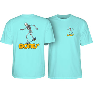 Powell Peralta Shirt Skateboard Skeleton 3 Celadon