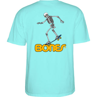 Powell Peralta Shirt Skateboard Skeleton 3 Celadon
