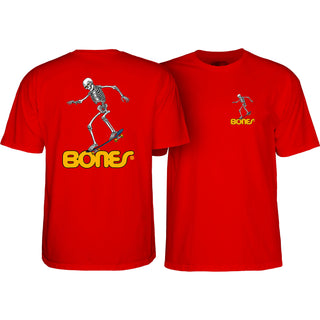 Powell Peralta Shirt Skateboard Skeleton 3 Red
