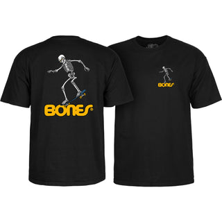 Powell Peralta Shirt Skateboard Skeleton 3 Black