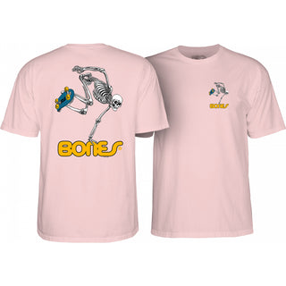 Powell Peralta Shirt Skeleton Light Pink