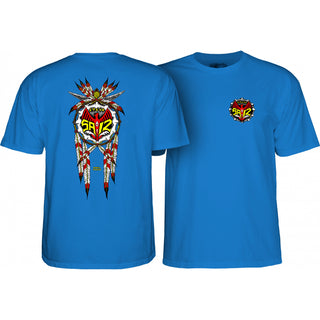 Powell Peralta Shirt Steve Saiz Totem Royal Blue