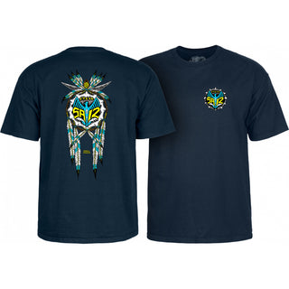Powell Peralta Shirt Steve Saiz Totem Navy