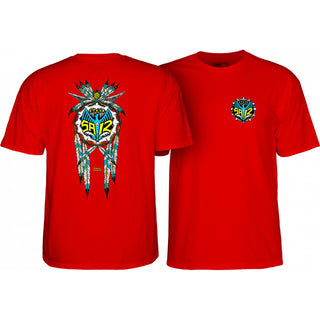 Powell Peralta Shirt Steve Saiz Totem Red