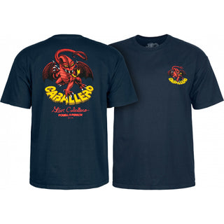 Powell Peralta Shirt Caballero Dragon II Navy