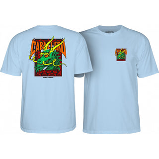 Powell Peralta Shirt Cab Street Dragon Powder Blue Mens