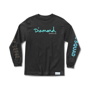 Diamond Supply Co. Longsleeve Shirt Space Jam Box Black