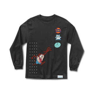 Diamond Supply Co. Longsleeve Shirt Space Jam Hook Shot Black